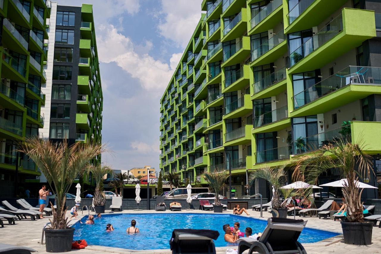 Coral Aparthotel Pool & Spa Mamaia Nord 那沃达利 外观 照片